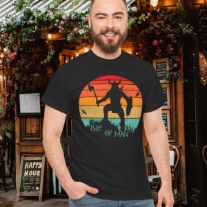 Isle of Man Viking Unisex T-Shirt (USA) - Sizes S - 5XL