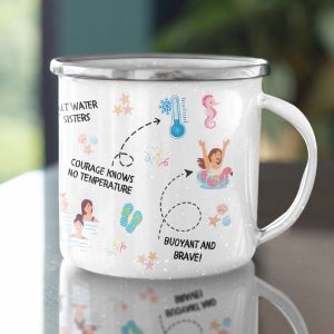 Making A Splash! - 12oz Enamel Mug